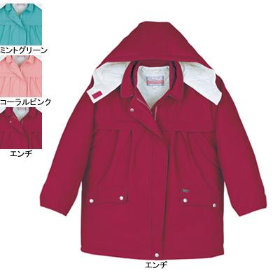 自重堂 作業服 560 防寒レディースコート（フード付） 4L 防寒着 防寒服 秋冬用 防寒ブルゾン 作業着