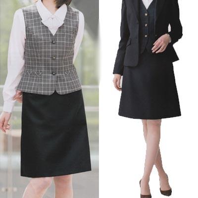 ユニレディ U9138 Aラインスカート 21号〜23号 オフィスウェア 11,884円