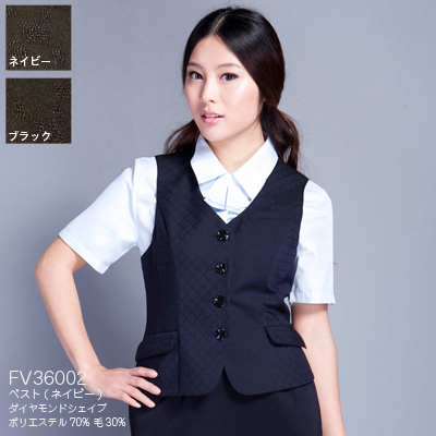 ヌーヴォ FV36002 ベスト 21号〜23号 【事務服・制服・オフィスウェア】