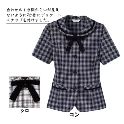 ピエ L6010 オーバーブラウス 21号 オフィスウェア 事務服 制服の通販は