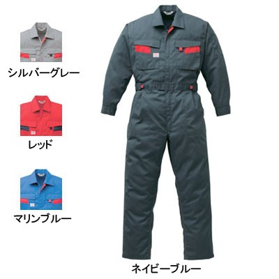 山田辰AUTO-BI 8300 ツヅキ服 S〜LL 作業服 作業着 つなぎ