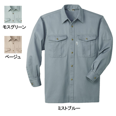 桑和 SOWA 8025 長袖シャツ 3L 作業服 作業着 秋冬用の通販は