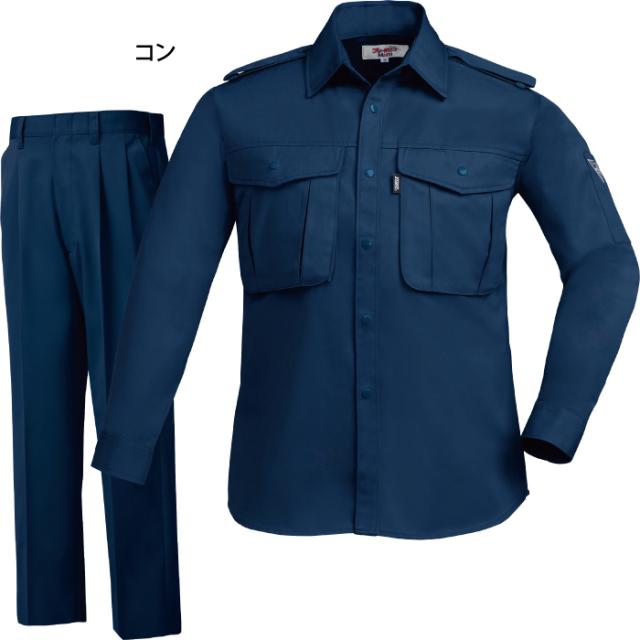 作業服 秋冬用 ジーベック 上下セット 1284 長袖シャツM〜3L と 1282 スラックス W70〜W100 作業着 作業ズボン 作業服 秋冬用 ジーベック 上下セット 1284 長袖シャツM〜3L と 1282