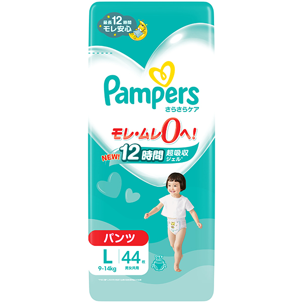 パンパース　さらさらケアパンツ　スーパージャンボL　44枚×4パック(1ケース)(PP)