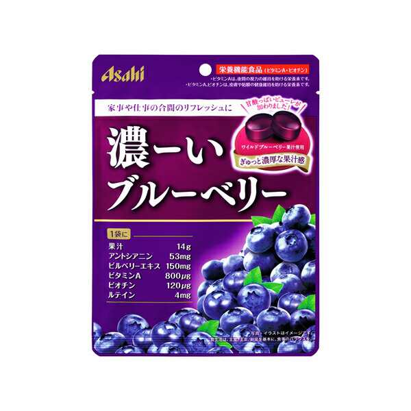 アサヒグループ食品 濃ーいブルーベリー 84g×48個入り (1ケース) (YB)の通販は