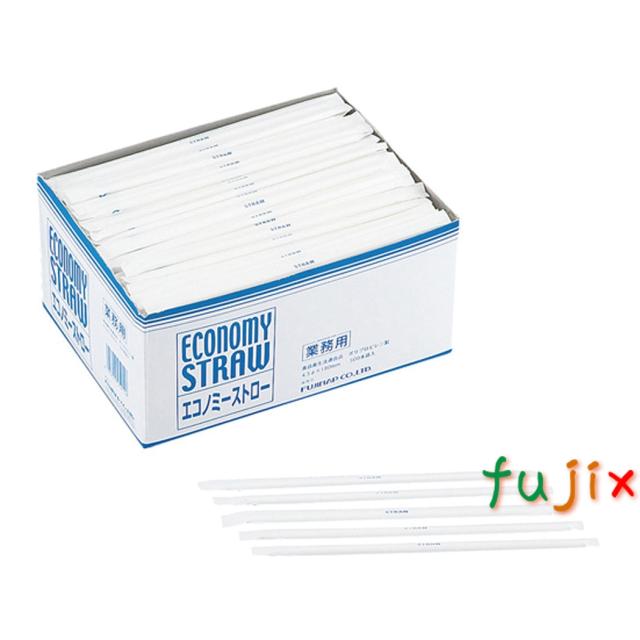 エコノミーストロー 袋入り 12000本（500本×24小箱）／ケースの通販は 6,268円