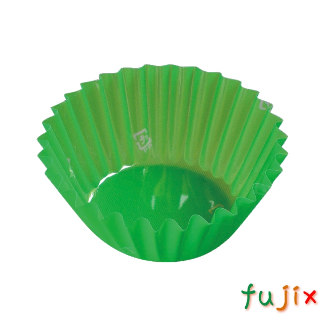 フジフィルムケース　8F　グリーン　5000枚（500枚×10本）／小箱　【おかずカップ】【フードケース】【おかずケース】【お弁当】【業務用】の通販は