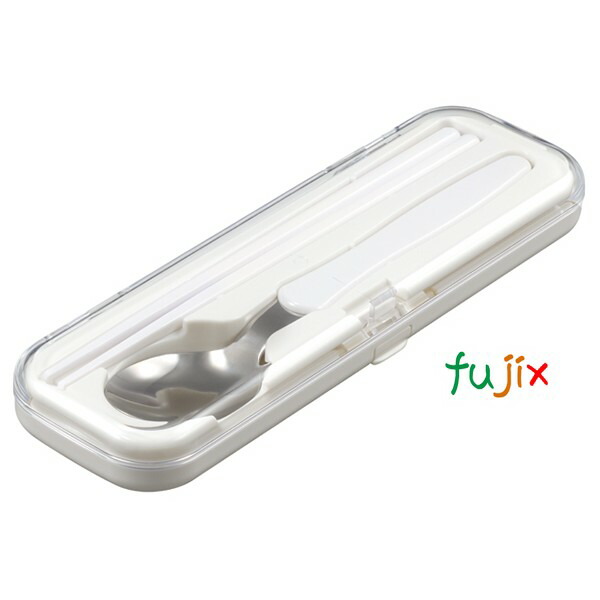 モノトーン 箸・スプーンセット ホワイト ×10セットの通販は 9,063円