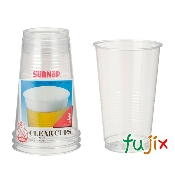 プラカップ 18オンス 545Z クリアーカップジャンボ 545ml 540個（3×10×18）／ケース　サンナップ 使い捨て 23,110円
