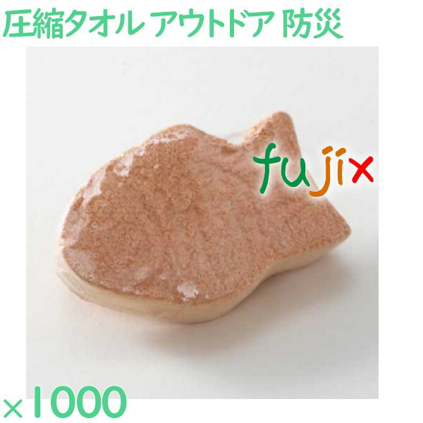 ボディタオル 圧縮たいやきタオル 1000枚（60枚×3袋）／ケース SW23GYA ボディタオル アウトドア スポーツ