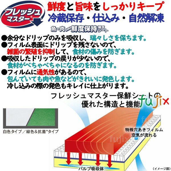 鮮度保持シート フレッシュマスタ− ロール 大 375×240mm 1000枚（50枚×20本）／ケース 【43930】 ユニ・チャーム_1