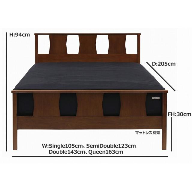 中古】ACMEファニチャー BROOKS BED クイーンサイズ 組立込