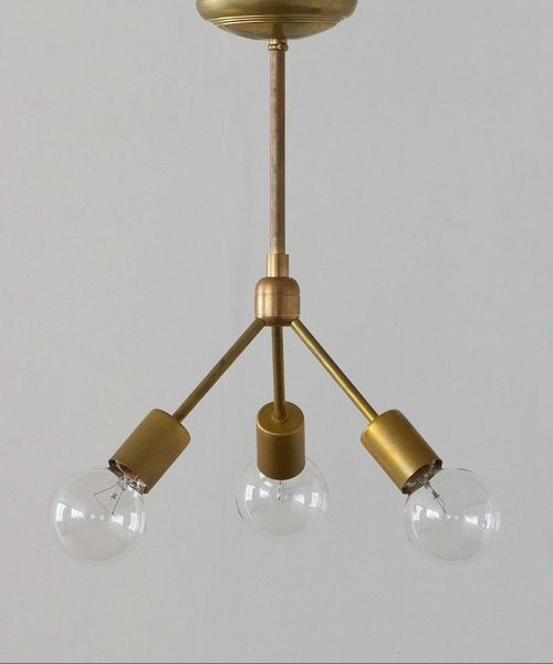 ACME Furniture SOLID BRASS LAMP 3ARM 45° ACME Furniture SOLID BRASS LAMP 3ARM 45° SOLID BRASS LAMP 3ARM 45