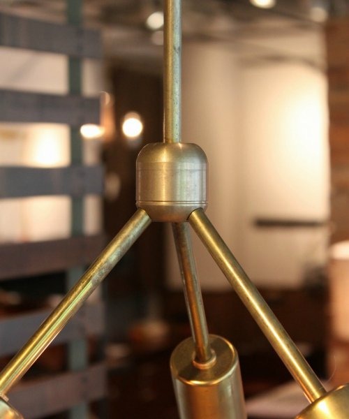 ACME Furniture SOLID BRASS LAMP 3ARM 45° SOLID BRASS LAMP 3ARM 45