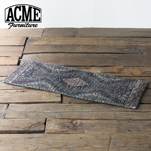 ACME Furniture アクメファニチャー BRENTWOOD MAT ブレントウッド マット 45x120cm グレー 家具 ラグ ラグマット マット ラグカーペット