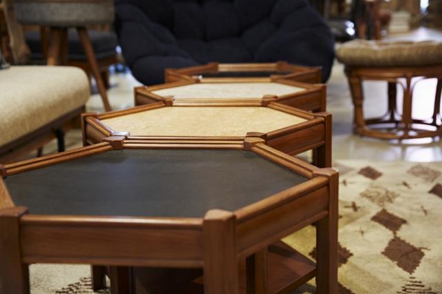 ACME Furniture アクメファニチャー BROOKS HEXAGONTABLE グレー