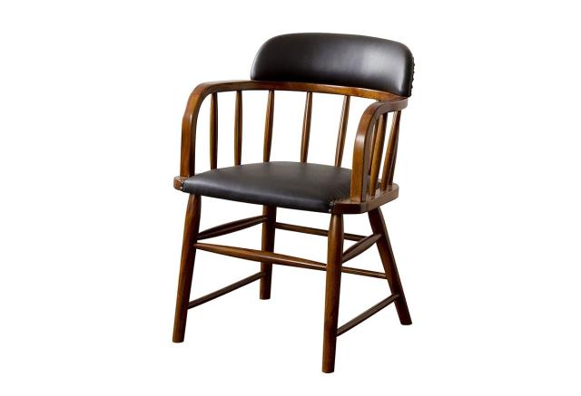 ACME Furniture アクメファニチャー OAKS ARM CHAIR_PVC ブラック