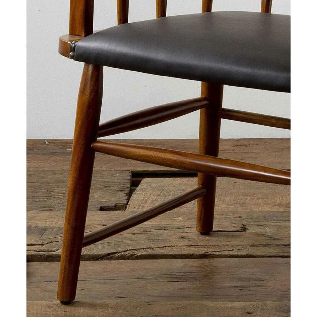 ACME Furniture アクメファニチャー OAKS ARM CHAIR_PVC ブラック