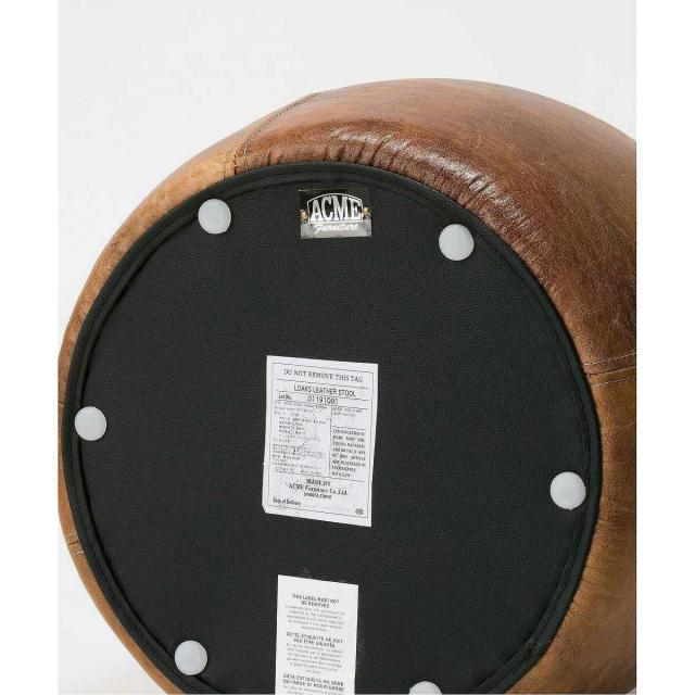ACME Furniture アクメファニチャー OAKS LEATHER STOOL_crack オーク レザースツール 家具 ダイニングチェア チェア_3