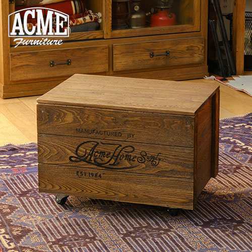 ACME Furniture アクメファニチャー IRVIN CRATE BOX アーヴィン クレート ボックス キャスター付き コーヒーテーブル おもちゃ収納