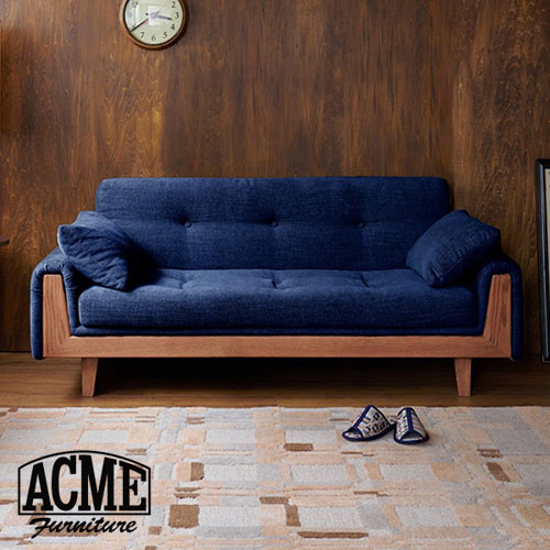 ACME Furniture アクメファニチャー WINDAN SOFA W1720 2nd NAVY ウィンダン フェザーソファ ネイビー 2人掛け ソファ ソファー(代引不可) 開梱設置付