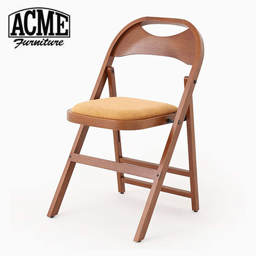 ACME Furniture アクメファニチャー CULVER CHAIR 2nd Fabric yellow イエロー カルバーチェア ファブリック チェア 椅子 インテリア イス 椅子 リビング 折りたたみイス 折りたたみ椅子(代引不可)【送料無料】 19,800円