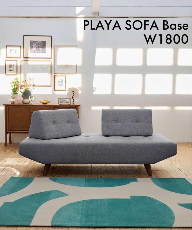 JOURNAL STANDARD FURNITURE ジャーナルスタンダードファニチャー PLAYA SOFA W1800 Base(GRY) プラヤソファ W1800 ベース グレー アイランドソファ シンプルデザイン 幅180cm ソファ リビング_2