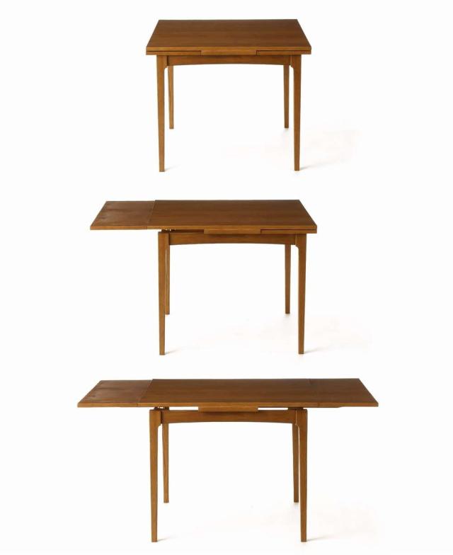 JOURNAL STANDARD FURNITURE ジャーナルスタンダードファニチャー HABITAT DINING TABLE ハビタ ダイニングテーブル 伸縮式 幅90、120、1_2