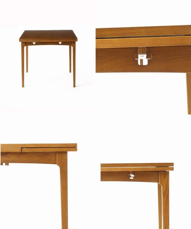 JOURNAL STANDARD FURNITURE ジャーナルスタンダードファニチャー HABITAT DINING TABLE ハビタ ダイニングテーブル 伸縮式 幅90、120、1_6