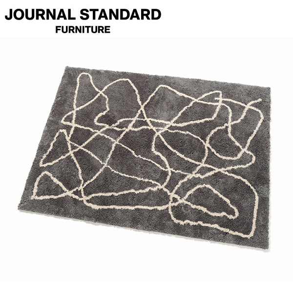 JOURNAL STANDARD FURNITURE ジャーナルスタンダードファニチャー FERNERO RUG 120x160 GY フェルネロ ラグ 120×160cm グレー ラグ ラグマット マット ラグカーペット カーペット【送料無料】 13,552円