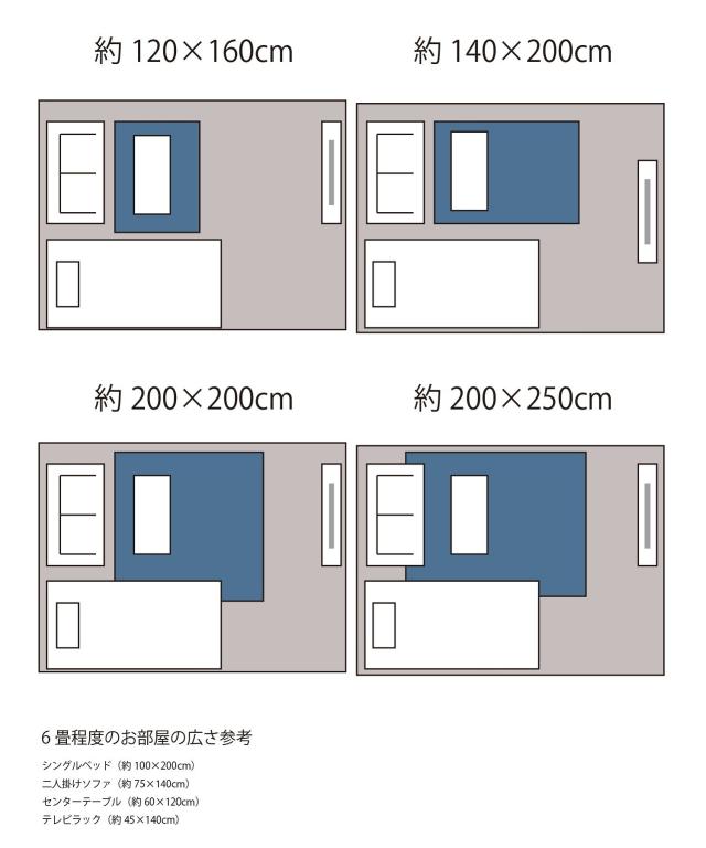 JOURNAL STANDARD FURNITURE ジャーナルスタンダードファニチャー FERNERO RUG 140x200 GY フェルネロ ラグ 140×200cm グレー ラグ ラグマット マット ラグカーペット カーペット【送料無料】_12