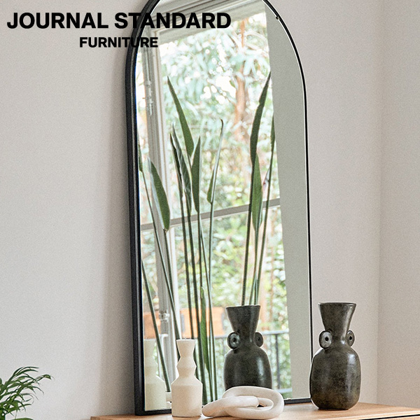 JOURNAL STANDARD FURNITURE ジャーナルスタンダードファニチャー PORTO WALL MIRROR ポルト ウォール ミラー 卓上 壁掛け タイル ミラー スタイルミラー 飛散防止 鏡 洗面鏡 おしゃれ 壁掛けミラー 玄関 洗面台 トイレ 寝室 インテリアの通販は