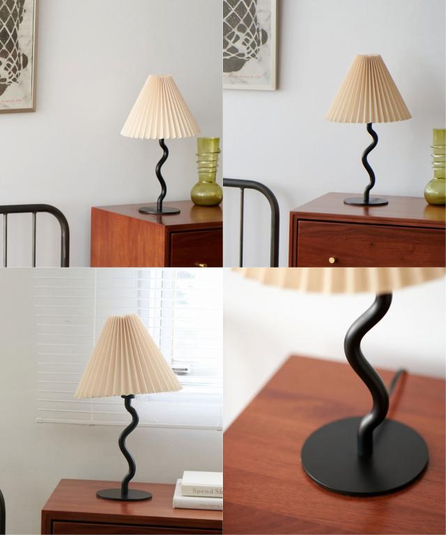 JOURNAL STANDARD FURNITURE WAVY TABLE LAMP ジャーナルスタンダードファニチャー ウェービー テーブル ランプ 電球付属 インテリア 照明 ライト ランプ 照明器具 デスクライト テーブルランプ(代引不可)【送料無料】_10