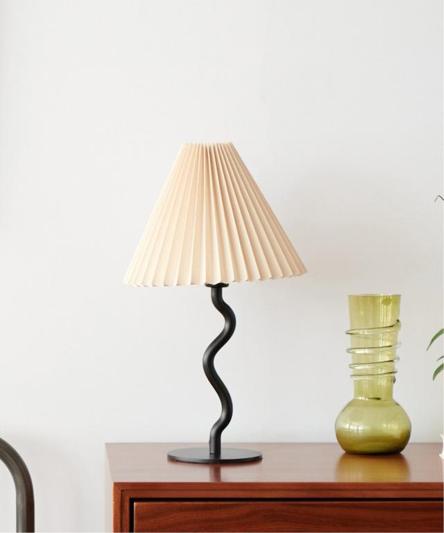 JOURNAL STANDARD FURNITURE WAVY TABLE LAMP ジャーナルスタンダードファニチャー ウェービー テーブル ランプ 電球付属 インテリア 照明 ライト ランプ 照明器具 デスクライト テーブルランプ(代引不可)【送料無料】_2
