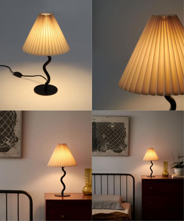 JOURNAL STANDARD FURNITURE WAVY TABLE LAMP ジャーナルスタンダードファニチャー ウェービー テーブル ランプ 電球付属 インテリア 照明 ライト ランプ 照明器具 デスクライト テーブルランプ(代引不可)【送料無料】_5