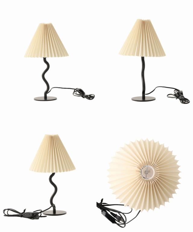 JOURNAL STANDARD FURNITURE WAVY TABLE LAMP ジャーナルスタンダードファニチャー ウェービー テーブル ランプ 電球付属 インテリア 照明 ライト ランプ 照明器具 デスクライト テーブルランプ(代引不可)【送料無料】_6