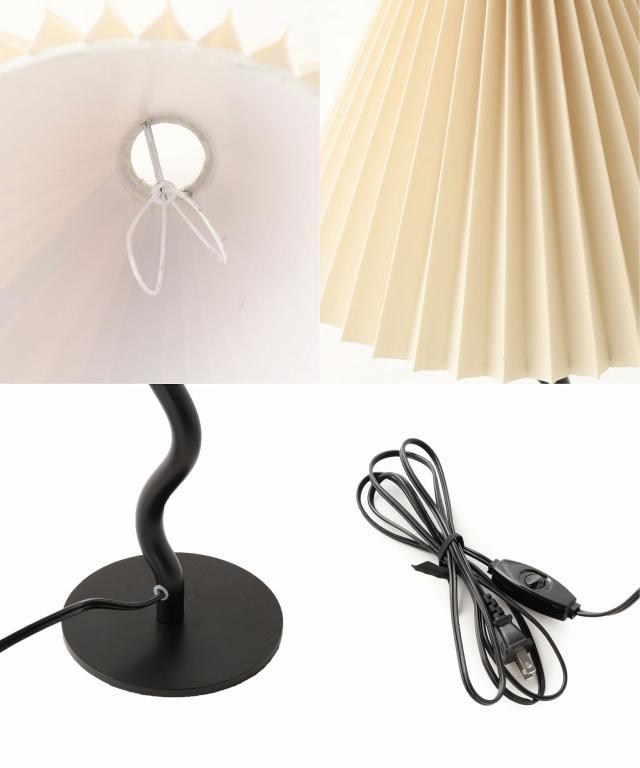 JOURNAL STANDARD FURNITURE WAVY TABLE LAMP ジャーナルスタンダードファニチャー ウェービー テーブル ランプ 電球付属 インテリア 照明 ライト ランプ 照明器具 デスクライト テーブルランプ(代引不可)【送料無料】_7