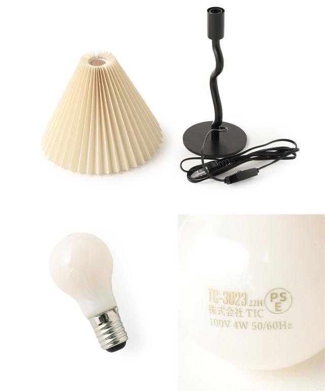 JOURNAL STANDARD FURNITURE WAVY TABLE LAMP ジャーナルスタンダードファニチャー ウェービー テーブル ランプ 電球付属 インテリア 照明 ライト ランプ 照明器具 デスクライト テーブルランプ(代引不可)【送料無料】_8