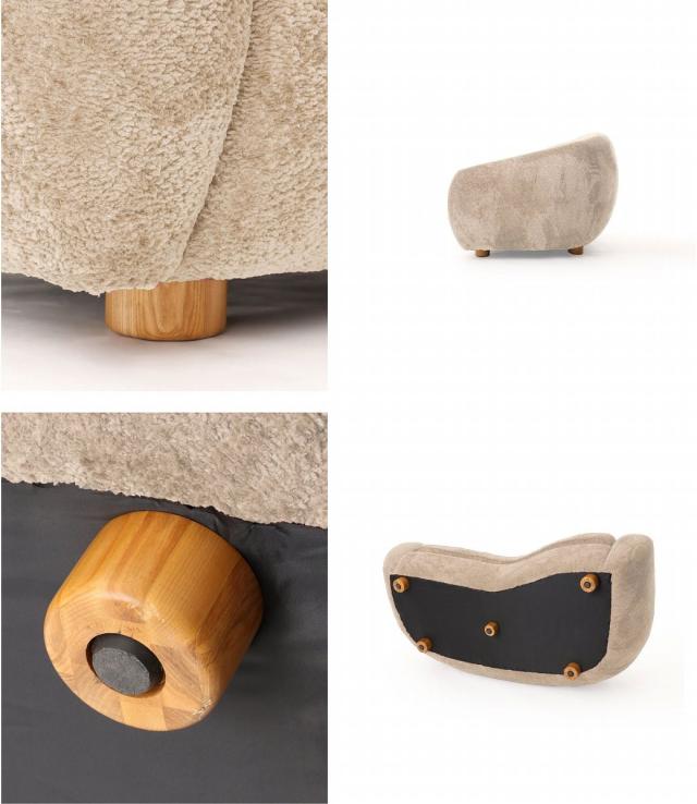 JOURNAL STANDARD FURNITURE EMILE SOFA BE ジャーナルスタンダードファニチャー エミール ソファ ベージュ ソファ ソファー リラックスチェア チェア チェアー いす イス 椅子 リビング(代引不可)の通販は