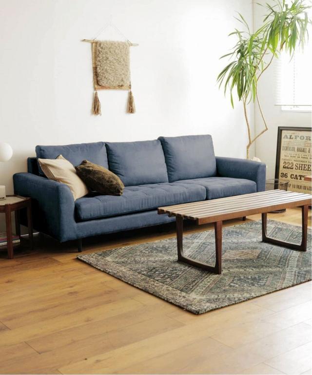 JOURNAL STANDARD FURNITURE PSF COUCH SOFA NAVY ジャーナル