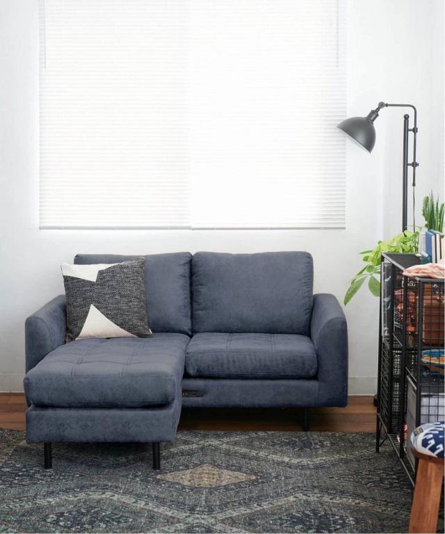 JOURNAL STANDARD FURNITURE PSF SOFA 2P BLUE GRAY ジャーナル