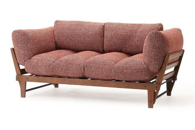 JOURNAL STANDARD FURNITURE ジャーナルスタンダードファニチャー ALVESTA SOFA Terracotta アルベスタ ソファ テラコッタ ごろ寝ソファ アームリクライニング コンパクトソファの通販は