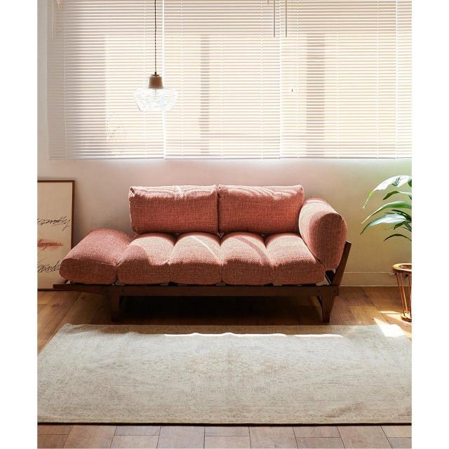 JOURNAL STANDARD FURNITURE ジャーナルスタンダードファニチャー ALVESTA SOFA Terracotta アルベスタ ソファ テラコッタ ごろ寝ソファ アームリクライニング コンパクトソファの通販は