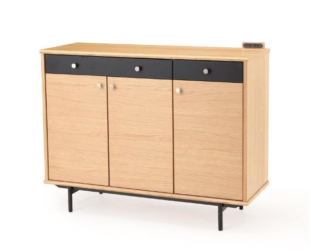 JOURNAL STANDARD FURNITURE ジャーナルスタンダードファニチャー HABITAT KITCHEN COUNTER-L ハビタ キッチンカウンターL ナチュラル 幅117.3cm キッチン カウンター 収納 棚_1