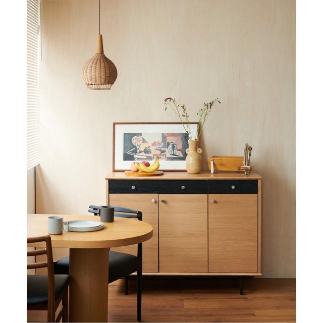 JOURNAL STANDARD FURNITURE ジャーナルスタンダードファニチャー HABITAT KITCHEN COUNTER-L ハビタ キッチンカウンターL ナチュラル 幅117.3cm キッチン カウンター 収納 棚_10