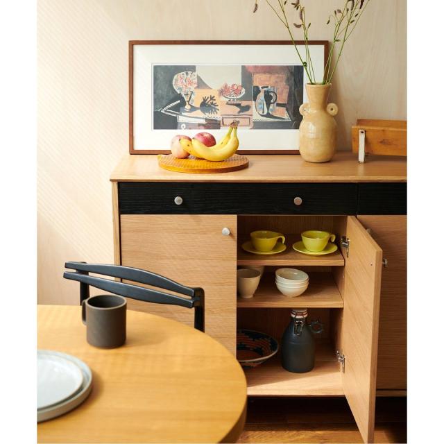 JOURNAL STANDARD FURNITURE ジャーナルスタンダードファニチャー HABITAT KITCHEN COUNTER-L ハビタ キッチンカウンターL ナチュラル 幅117.3cm キッチン カウンター 収納 棚_12