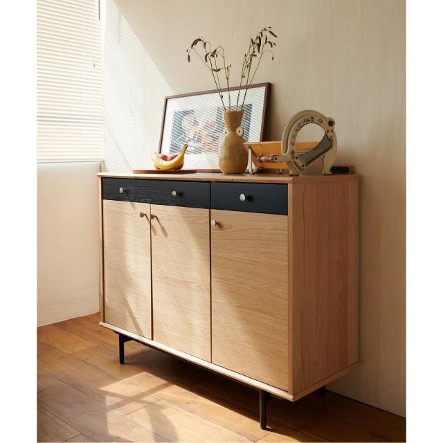 JOURNAL STANDARD FURNITURE ジャーナルスタンダードファニチャー HABITAT KITCHEN COUNTER-L ハビタ キッチンカウンターL ナチュラル 幅117.3cm キッチン カウンター 収納 棚_14