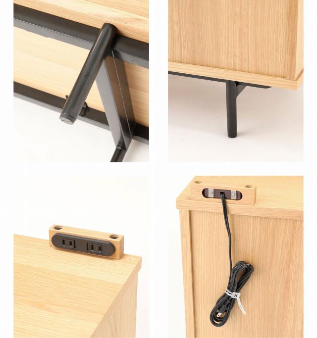 JOURNAL STANDARD FURNITURE ジャーナルスタンダードファニチャー HABITAT KITCHEN COUNTER-L ハビタ キッチンカウンターL ナチュラル 幅117.3cm キッチン カウンター 収納 棚_5