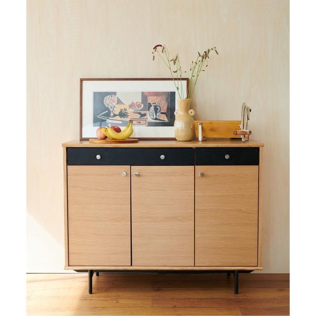 JOURNAL STANDARD FURNITURE ジャーナルスタンダードファニチャー HABITAT KITCHEN COUNTER-L ハビタ キッチンカウンターL ナチュラル 幅117.3cm キッチン カウンター 収納 棚_7