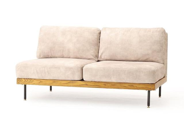 ジャーナルスタンダード LILLE ベージュ 2人掛けソファ 大型商品》LILLE SOFA 2シーター グレー 2ND（ソファ）｜JOURNAL
